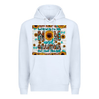 White god gifted me two titles mom and grandma and i rock them both Premium Hoodie - JahusDesignShop