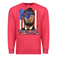 Cardinal merica with lincoln Premium Sweatshirt - texasbilliewilder