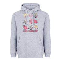Heather Grey howdy valentine Heavyweight Hoodie - MaliasSmallBusiness