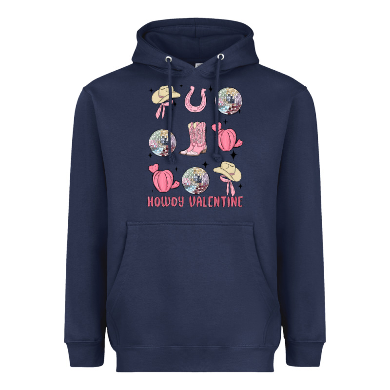 Howdy Valentine Heavyweight Hoodie by MaliasSmallBusiness | Teevron