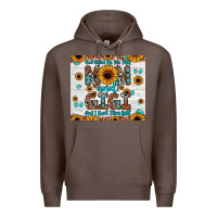 Coffee god gifted me two titles mom and gigi and i rock them both Premium Hoodie - JahusDesignShop