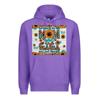 Purple god gifted me two titles mom and gigi and i rock them both Premium Hoodie - JahusDesignShop