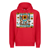 Red god gifted me two titles mom and gigi and i rock them both Premium Hoodie - JahusDesignShop