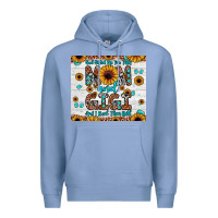 Colony Blue god gifted me two titles mom and gigi and i rock them both Premium Hoodie - JahusDesignShop