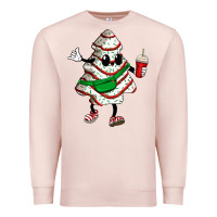 Pale Pink little debbie christmas tree cakes Premium Sweatshirt - Zillion Design Studio