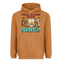 Meerkat early rising always smiling safe driving bus drive Heavyweight Hoodie - MaliasSmallBusiness