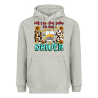 Moon Dust early rising always smiling safe driving bus drive Heavyweight Hoodie - MaliasSmallBusiness