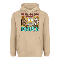 Mushroom early rising always smiling safe driving bus drive Heavyweight Hoodie - MaliasSmallBusiness