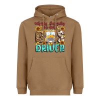 Toasted Coconut early rising always smiling safe driving bus drive Heavyweight Hoodie - MaliasSmallBusiness