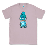 Lilac winter gnome with snowflake Classic Tee - BundleAndBundleShop