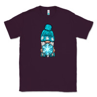 Plum winter gnome with snowflake Classic Tee - BundleAndBundleShop