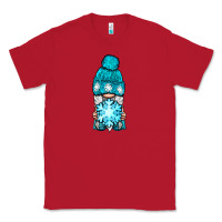 Red winter gnome with snowflake Classic Tee - BundleAndBundleShop