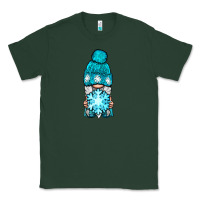 Sports Green winter gnome with snowflake Classic Tee - BundleAndBundleShop