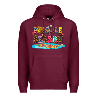 Burgundy popsicle season Premium Hoodie - AdoDesignShop