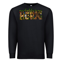 Black my daddy is my hero army western Premium Sweatshirt - texasbilliewilder