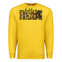 Lemon my daddy is my hero army western Premium Sweatshirt - texasbilliewilder