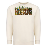 Sandshell my daddy is my hero army western Premium Sweatshirt - texasbilliewilder
