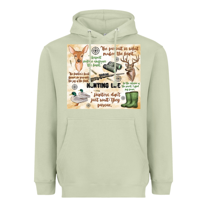 Hunting Life Heavyweight Hoodie by MaliasSmallBusiness | Teevron