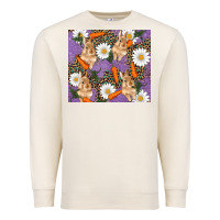 Sandshell easter bunny carrot daisys leopard glitter Premium Sweatshirt - RanaPortraitStore
