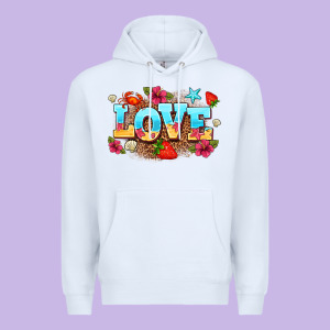 Love Summer Premium Hoodie Designed By Adodesignshop