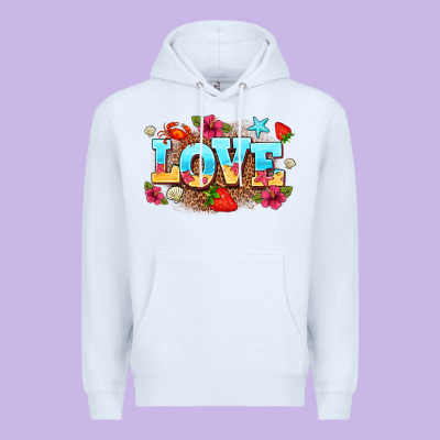 Love Summer Premium Hoodie Designed By Adodesignshop