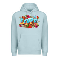 Blue Mist love summer Premium Hoodie - AdoDesignShop