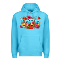 Ocean Blue love summer Premium Hoodie - AdoDesignShop