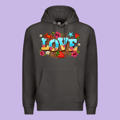 Love Summer Premium Hoodie Designed By Adodesignshop
