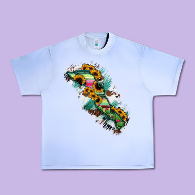Baja California Sur State Of Mexico Map Urban Heavy Tee Designed By Ranaportraitstore