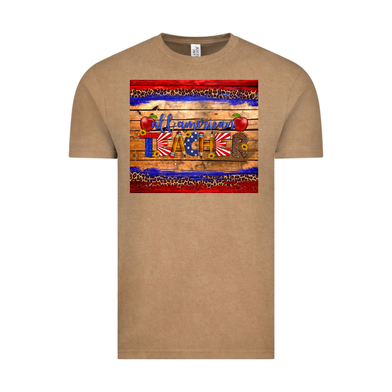 All American Teacher Tumbler Vintage Tee by Artiststas | Teevron