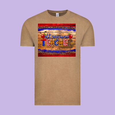 All American Teacher Tumbler Vintage Tee Designed By Artiststas