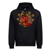 Black boots wood slice ornament Urban Hoodie - JahusDesignShop