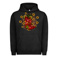 Pigment Black boots wood slice ornament Urban Hoodie - JahusDesignShop
