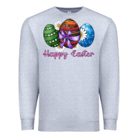 Heather Grey easter western eggs happy easter Premium Sweatshirt - RanaPortraitStore