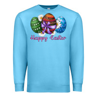Ocean Blue easter western eggs happy easter Premium Sweatshirt - RanaPortraitStore