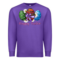 Purple easter western eggs happy easter Premium Sweatshirt - RanaPortraitStore