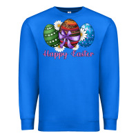 True Royal easter western eggs happy easter Premium Sweatshirt - RanaPortraitStore