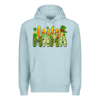 Blue Mist lucky mama Premium Hoodie - Artiststas