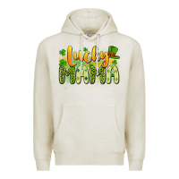 Oatmeal Heather lucky mama Premium Hoodie - Artiststas