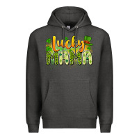 Charcoal Heather lucky mama Premium Hoodie - Artiststas