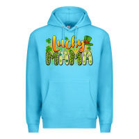 Ocean Blue lucky mama Premium Hoodie - Artiststas