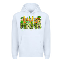 White lucky mama Premium Hoodie - Artiststas