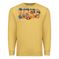 Antique Gold my daddy is my hero dispatcher Premium Sweatshirt - texasbilliewilder