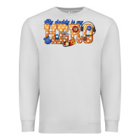Dove Grey my daddy is my hero dispatcher Premium Sweatshirt - texasbilliewilder