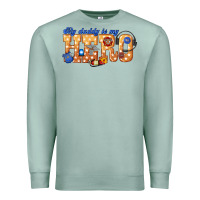 Seafoam my daddy is my hero dispatcher Premium Sweatshirt - texasbilliewilder