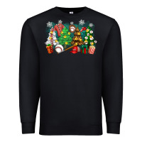 Black christmas trees with baseball Premium Sweatshirt - Zillion Design Studio