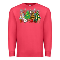 Cardinal christmas trees with baseball Premium Sweatshirt - Zillion Design Studio