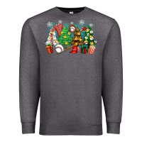 Charcoal Heather christmas trees with baseball Premium Sweatshirt - Zillion Design Studio