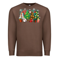 Chestnut christmas trees with baseball Premium Sweatshirt - Zillion Design Studio