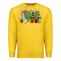 Lemon christmas trees with baseball Premium Sweatshirt - Zillion Design Studio